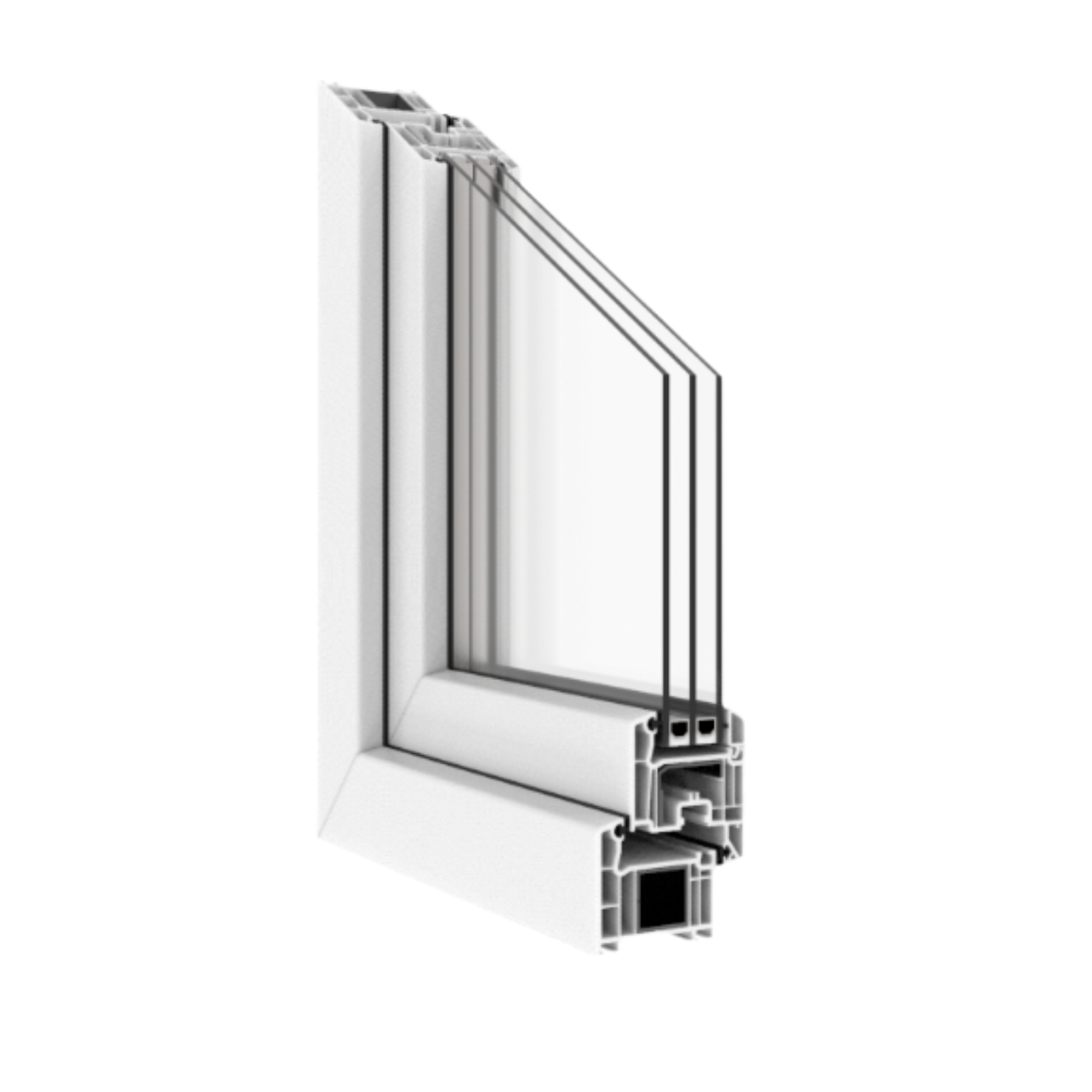 Perfil Ecoven Plus S70 para ventanas de PVC